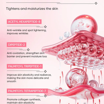 Salmon peptide water light essence moisturizing, firming and brightening skin care