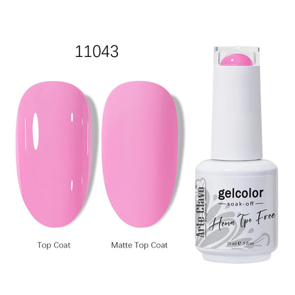 Arte Clavo HEMA TPO FREE Gel Nail Polish 15ML Long Lasting For Manicure Semi Permanent Nail Art UV LED Gel Varnish Nail Supplies