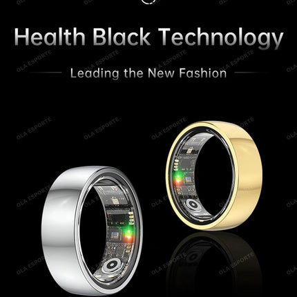 2026 New R02 Smart Ring with Charging Case for Men Women, Battery Life, 39 Days, Sleep Health Monitor, 5ATM Waterproof Smartring