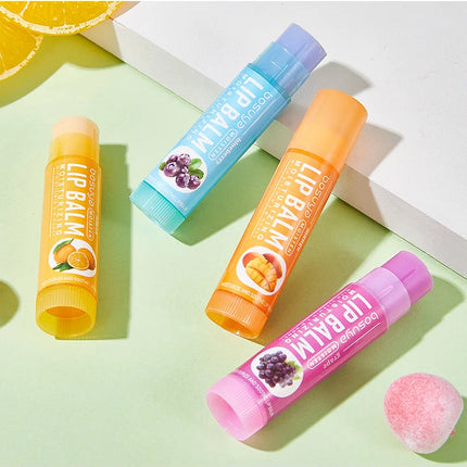 24Pcs Fruit Series Lip Balm Set Honey Grape Avocado Moisturizing Repair Anti-Cracked Non-sticky Lip Balm for Lips Skin Care