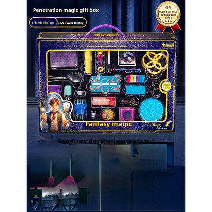 Fantastic Magic Trick Gift Box Set Awesome Poker Show Props Toy for Children Creative Birthday Present Home Party Performance