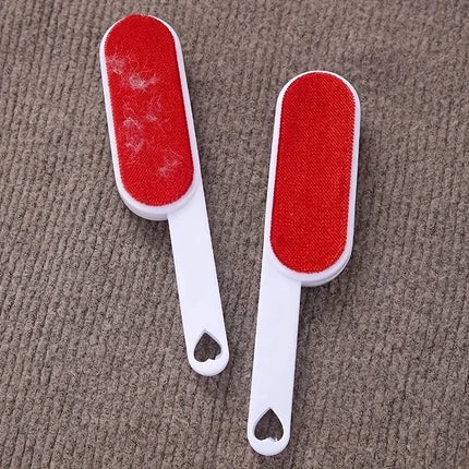 Self-cleaning Lint Sticking Roller 2 Sides Dedusting Brush Pet Hair Remover Brush Removing Dog Cat Hair from Sofa Carpet Clothes