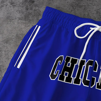 The 2025 summer new pattern 3D letter printed men's shorts are casual, fashionable, soft, comfortable and lightweight