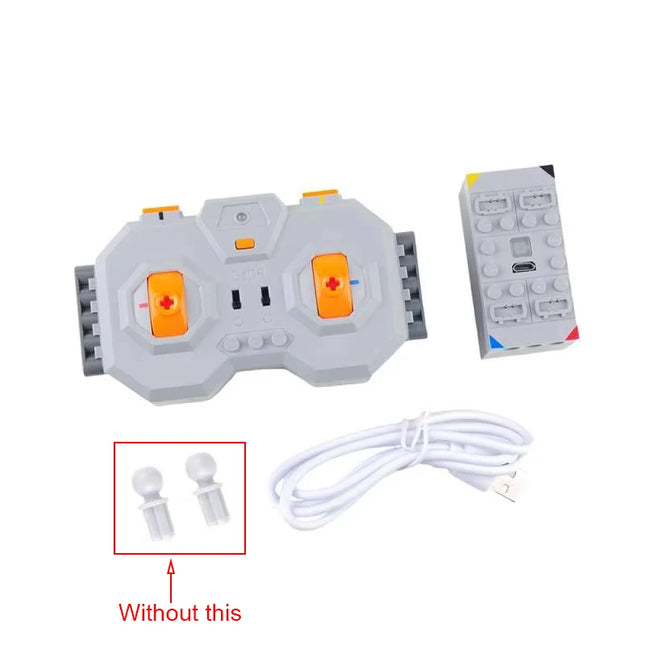 MOC Power Functions Technical Motor Parts CaDA Compatible with Legoeds Building Blocks Remote Control 2.4G Lithium Battery Box