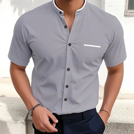 Men's shirts, 3D printed men's tops, plus size business office clothing, XS-6XL, comfortable and soft fabric, fast delivery