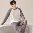 Men's size l recommended 50-65kg / Long-sleeved suit-a1510 double pockets