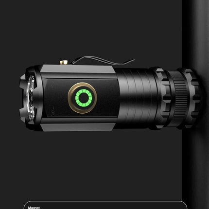 3 F350 LED Mini Flashlight Powerful Type-C Rechargeable 18350 Battery Torch SST20 2000LM Lamp with Tail Magnet Tactical Lantern