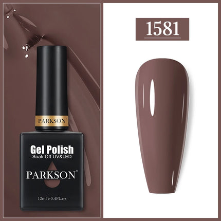 Parkson 12ML Nail Gel Polish HEMA TPO FREE Full Coverage 279 Color Gel Pigment Professional Nail Art Long Lasting Gel Varnish