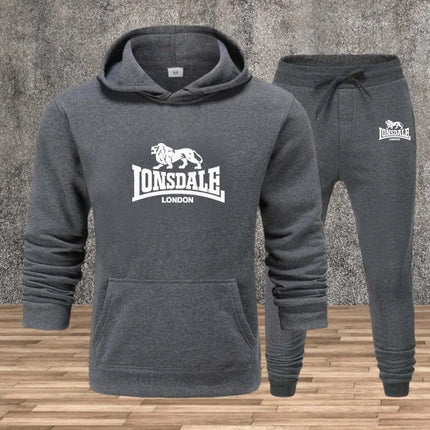 Men's Set Hooded Sweatshirts Sweatpants Autumn Winter Male Daily Casual Sports Jogger Suit 2025 Urban Fashion Hoodies Sportswear