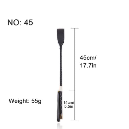 Black Horse Whip Leather Whip Bdsm Spanking Flogger Slave Bondage Restraints Sex Toys For Women Couples Adult Games 4 Sizes