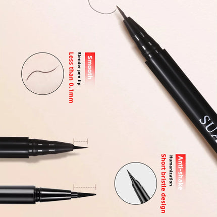 Eyeliner Is Smooth Fast Drying Waterproof Anti Smudge Suitable For All Kinds Of Makeup Novice Easy To Use Valentine'S Day Gift