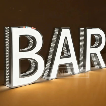 Custom Business Sign 3d Logo Led Light Business Label Advertising Shop  Signs Luminous Acrylic Signboard