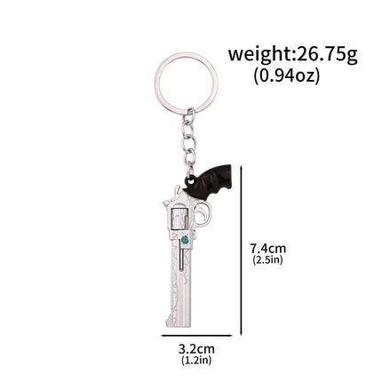 Game DMC Keychain Dante Sword Rebellion Awakening Keyring Nero Red Queen Keychains Weapon Pendant for Men Jewelry
