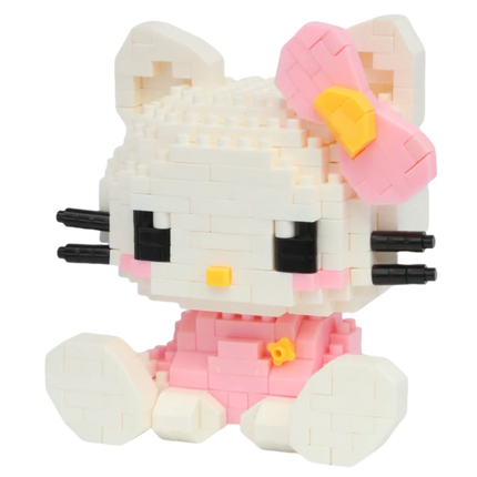 Sanrio Hello Kitty Kuromi My Melody Cinnamoroll Building Blocks Cartoon Figures Bricks Children's Assembly Toys Model Gift