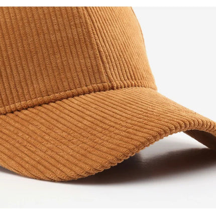 SLECKTON Custom Baseball Cap for Women and Men Fashion Design Brand LOGO Letter Embroidery Hats Corduroy Hats Unisex Wholesale