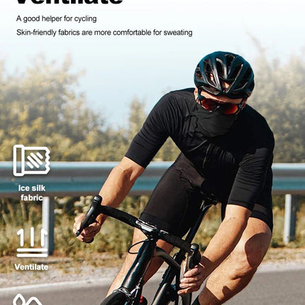 Cycling Face Mask Absorb Sweat Breathable Fishing Training Sport UV Face Scarf Neck Gaiter Summer Face Bandana Safety protection