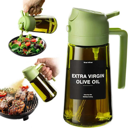 Glass Oil Sprayer 470ml / Vaporisateur Huile Verre