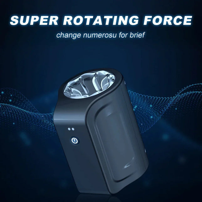Automatic Telescopic Thrusting Rotating Male Masturbator Cup Vagina Blowjob Sucking Machine Real Equipment Adult Sex Toy for Men