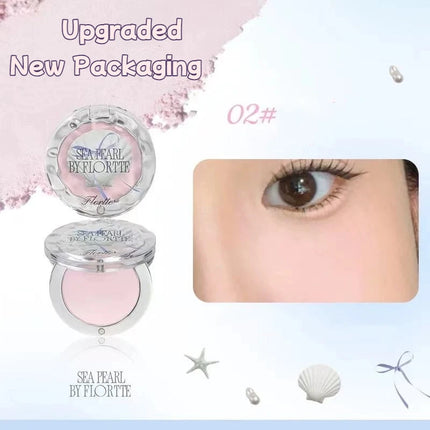 FLORTTE BUNNY Monochrome Highligh Powder Naturally Brightening Facial Blush Cream High Gloss Face Blusher Makeup Cosmetics
