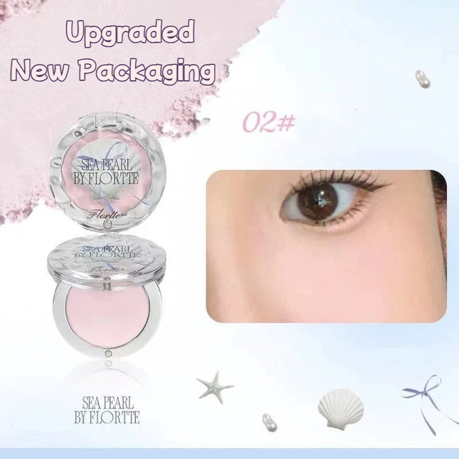 FLORTTE BUNNY Monochrome Highligh Powder Naturally Brightening Facial Blush Cream High Gloss Face Blusher Makeup Cosmetics