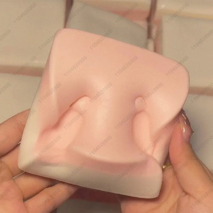 Strawberry double-layer toast Cake Taba Squishy Slow Rebound Wet and Soft Sticky Cake Pinching Decompression Hand Relax Toy Gift