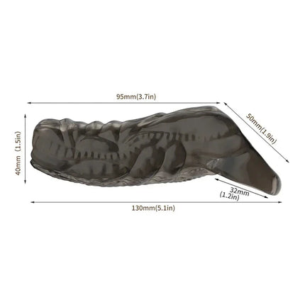 Penis Enlargement Sex Toys For Men Cock Ring Stretcher Extender Sleeve Reusable Condoms Goods Adults Products Erotic Couple Tool
