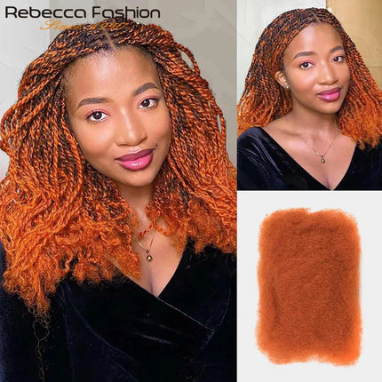 Afro Kinkys Bulk Human Hair for Dreadlock Extensions Loc Repair Braiding Twist Tight Afro Kinky Human Hair for Loc DIY Your Hair