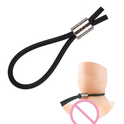 Cocking Ring Silicone Lasso Keeper Male Prolong Enhancer Delay Sex Product For Couples Increases Stamina And Extra Support
