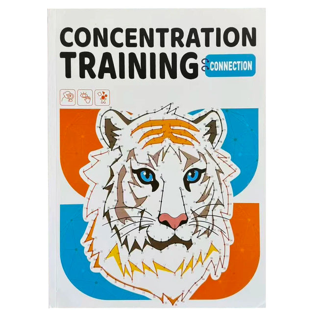 Children's Drawing By Connecting Lines Drawing Points and Connecting Lines Fun Activity Book Pen Control Training 48 Color Pages