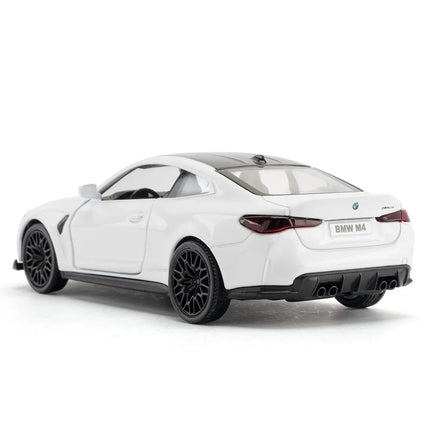 1/36 BMW M4 CSL G82 Sedan Toy Car Miniature Model RMZ CiTY Free Wheels Pull Back Diecast Alloy Collection Gift For Children Boy