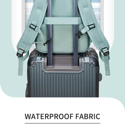 Women Laptop Backpack 15.6inch Teenage girl USB charging school Backpack Independent Shoe bag travel Backpack outdoor Backpack