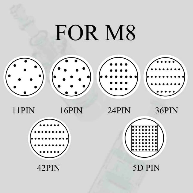 Quick Delivery Dr Pen M8 10/20/50Pcs Bayonet Needle Disposable Needles Cartridge Painless Small Tattoo Needle Cartridge