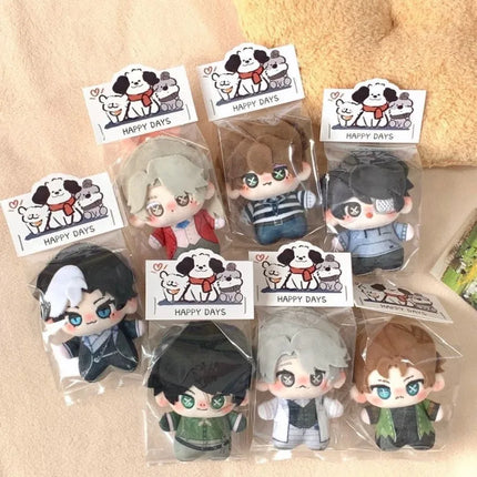 Cartoon Identity V Doll Keychain 10cm Plush Cotton Doll Pendent Explorer Composer Mercenary Anime Figure Keyring Fans Gifts