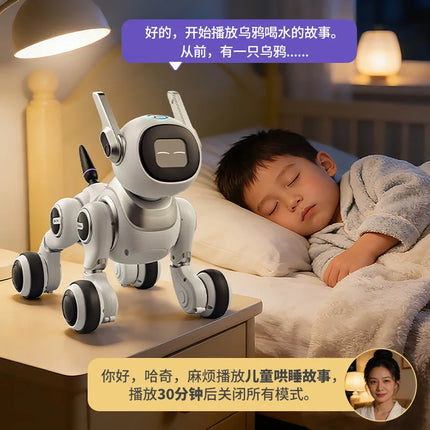New Ai Remote Control Intelligent Robot Dog Children'S Puzzle Toy Boy Electronic Bionic Robot Dog Rc