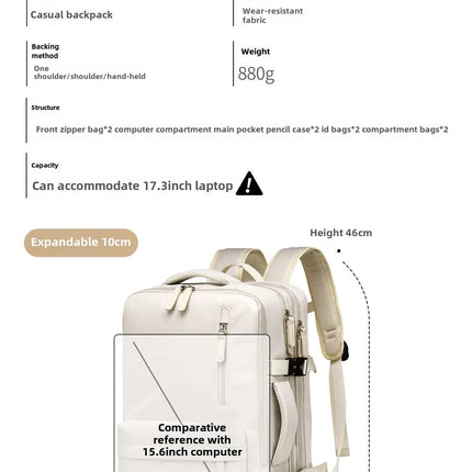 Backpack 40x30x20 Airplane, Cabin Hand Luggage Backpack, Laptop Backpack for Aeroplane Travel, School Backpack, Men Women's Bag