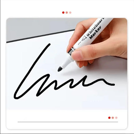 1/4pcs White Board Marker Pens Erasable Water-Based Marker Pens For Teaching Recommended Office Supplies A7932