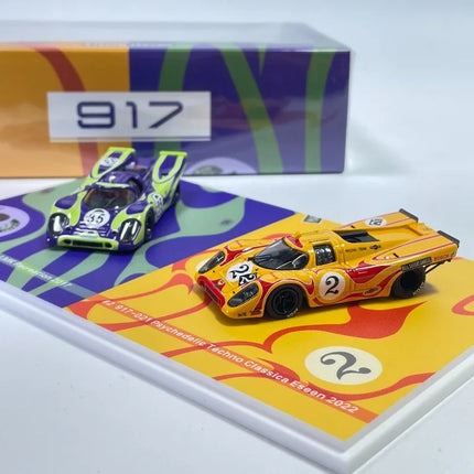 FY 1/64 RWB 917K Alloy Motor Vehicle Toy Die-casting Metal Model Collection Boy Christmas Gifts