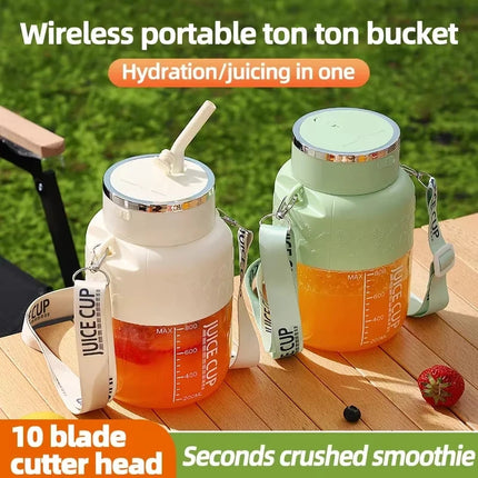 Juicer, Electric Juicer, 800ml Rechargeable Juice Cup Blender, Suitable for Milk Shake Machine, Sand Ice Machine