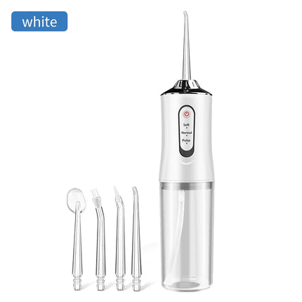 Portable Smart Electric Oral Irrigator Water Flosser 4 Jets 3 Modes Rechargeable Dental Water Jet Irrigator Dental Teeth Cleaner