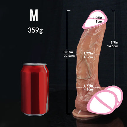 Ultra High Simulation Dildo Realistic Big Penis Flexible Suction Cup Dildos Anal Plug Adult Sex Toys For Women Masturbator Cock