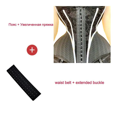 Slimming Sheath Latex Rubber Waist Trainer Cincher Corset Shapewear Belly Body Shaper Modeling Strap Fajas Colombian Girdle Belt