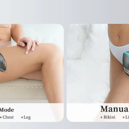 Laser Hair Removal Pro IPL Devices Painless Permanent Epilator with HR/SC/RA, 9 Energy Levels 999999+ Light Body Hair Trimmer