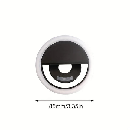1pcs Mini Selfie Ring Light Mobile Phone Fill light Lens LED Selfie Lamp Ring for IPhone Selfie Smartphone Selfie Ring Light