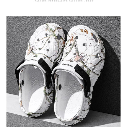 Flat Sandals Men Shoes 2024 Slippers Men Garden Platform Sandals Man Summer Sandals Male Sneakers Outdoor Flip Flops Home Clogs