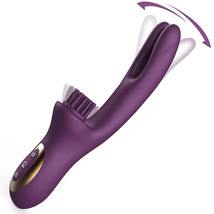 Y-Pao Rabbit Vibrador for Women 3-in-1 G-Spot Clitoral Stimulation Adult Sex Toys Tickling Come-Hither Motion Female Masturbator