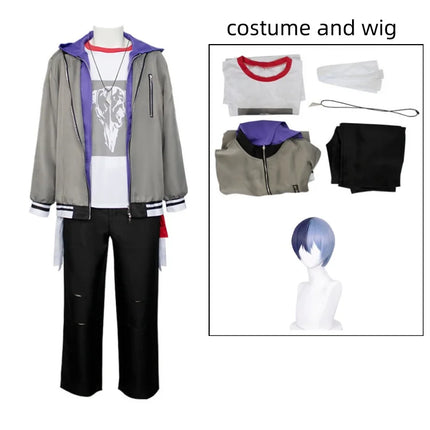 Anime game Mikuu Aoyagi Toya Cosplay Costume Project Sekai Role playing holiday Halloween party Anime Women men Game cos suits