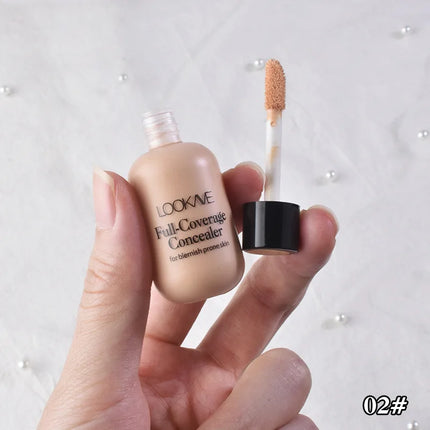 Waterproof Liquid Concealer Foundation Cream Lasting Full Coverage Acne Spot Dark Circles Concealer Cream Face Makeup Cosmetic