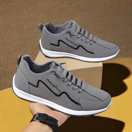 Autumn New Style 2025 Breathable Casual Thick Bottom Lazy Man Sports Board Shoes Again Shoe Slip-On Men's Shoes Comfortable Sne...