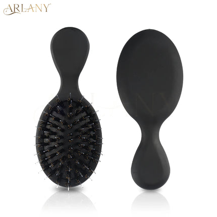 ARLANY Boar Bristle Hair Comb Mini Matte Finish Hair Scalp Massage Comb Hairbrush Detangling Cushion Brush Hairdressing Tool