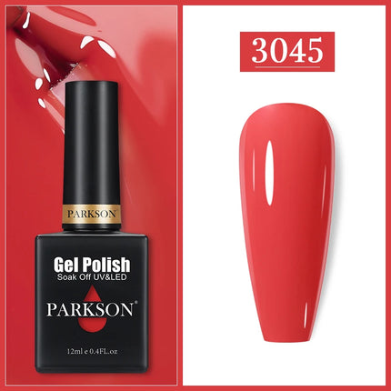 Parkson 12ML Nail Gel Polish HEMA TPO FREE Full Coverage 279 Color Gel Pigment Professional Nail Art Long Lasting Gel Varnish